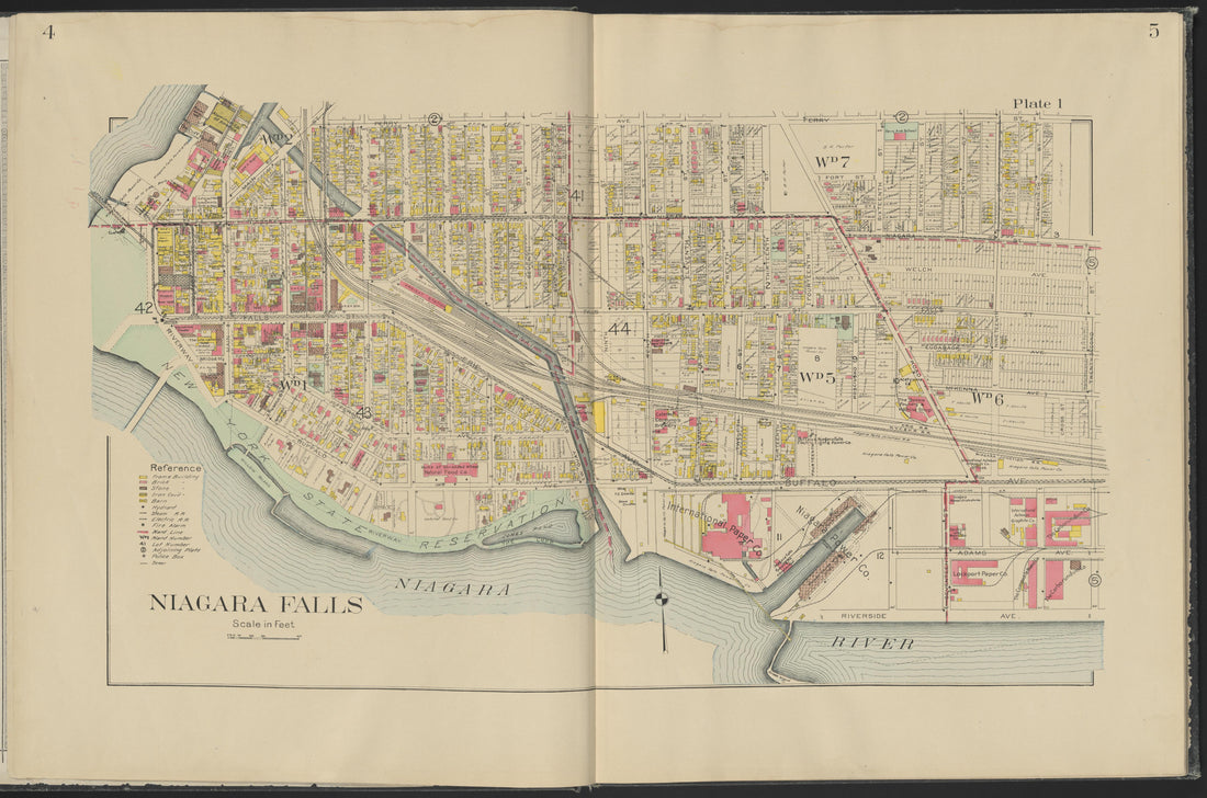This old map of New York, New York (State), Niagara County,  was created by Century Map Company|Ogden, L. J. G.|Westgard, William in 1908