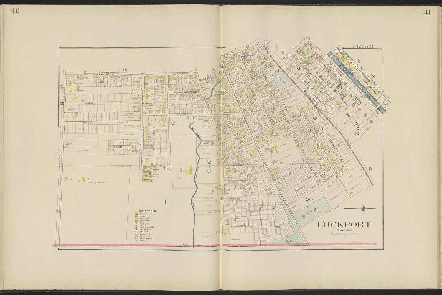 Image 14 of New Century Atlas, Niagara County, New York from New Century Atlas, Niagara County, New York : from Government Surveys, Official Records and General Compilations and Notations 1908 by Relic Map Company