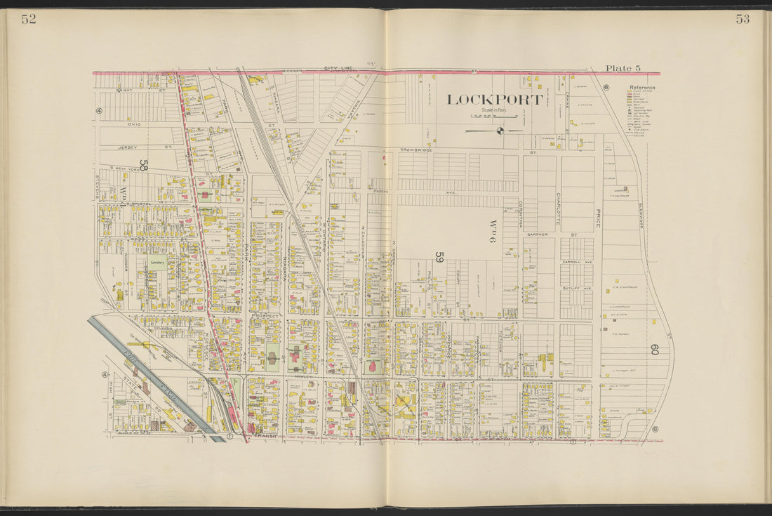 This old map of New York, New York (State), Niagara County,  was created by Century Map Company|Ogden, L. J. G.|Westgard, William in 1908