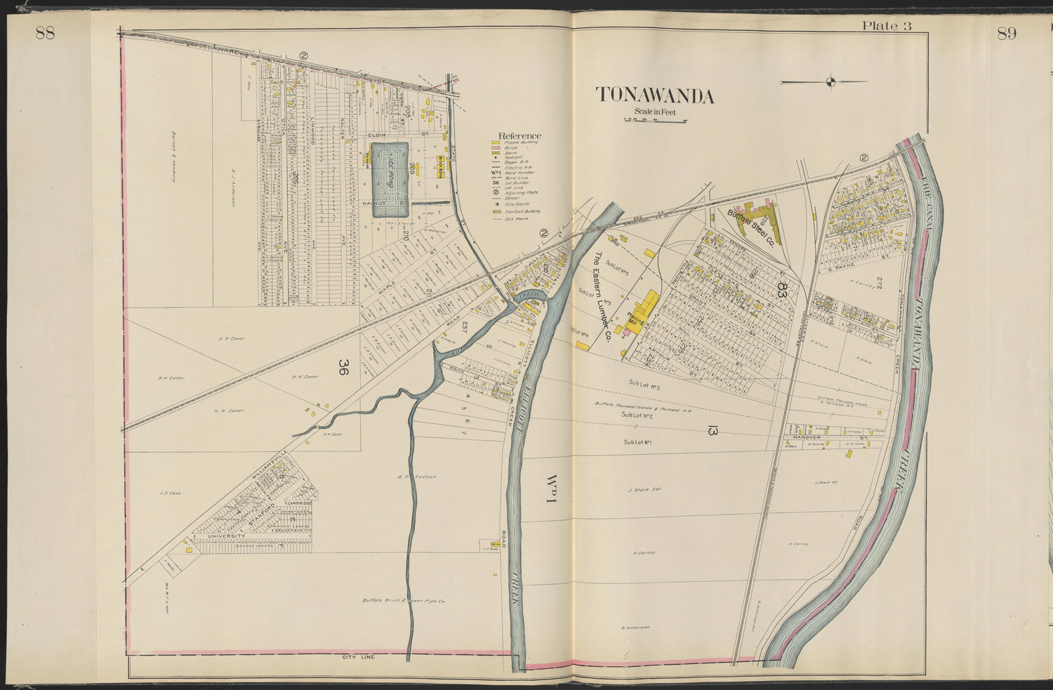Image 35 of New Century Atlas, Niagara County, New York from New Century Atlas, Niagara County, New York : from Government Surveys, Official Records and General Compilations and Notations 1908 by Relic Map Company