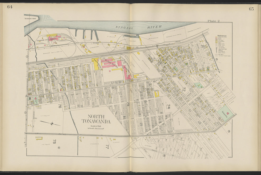 This old map of New York, New York (State), Niagara County,  was created by Century Map Company|Ogden, L. J. G.|Westgard, William in 1908