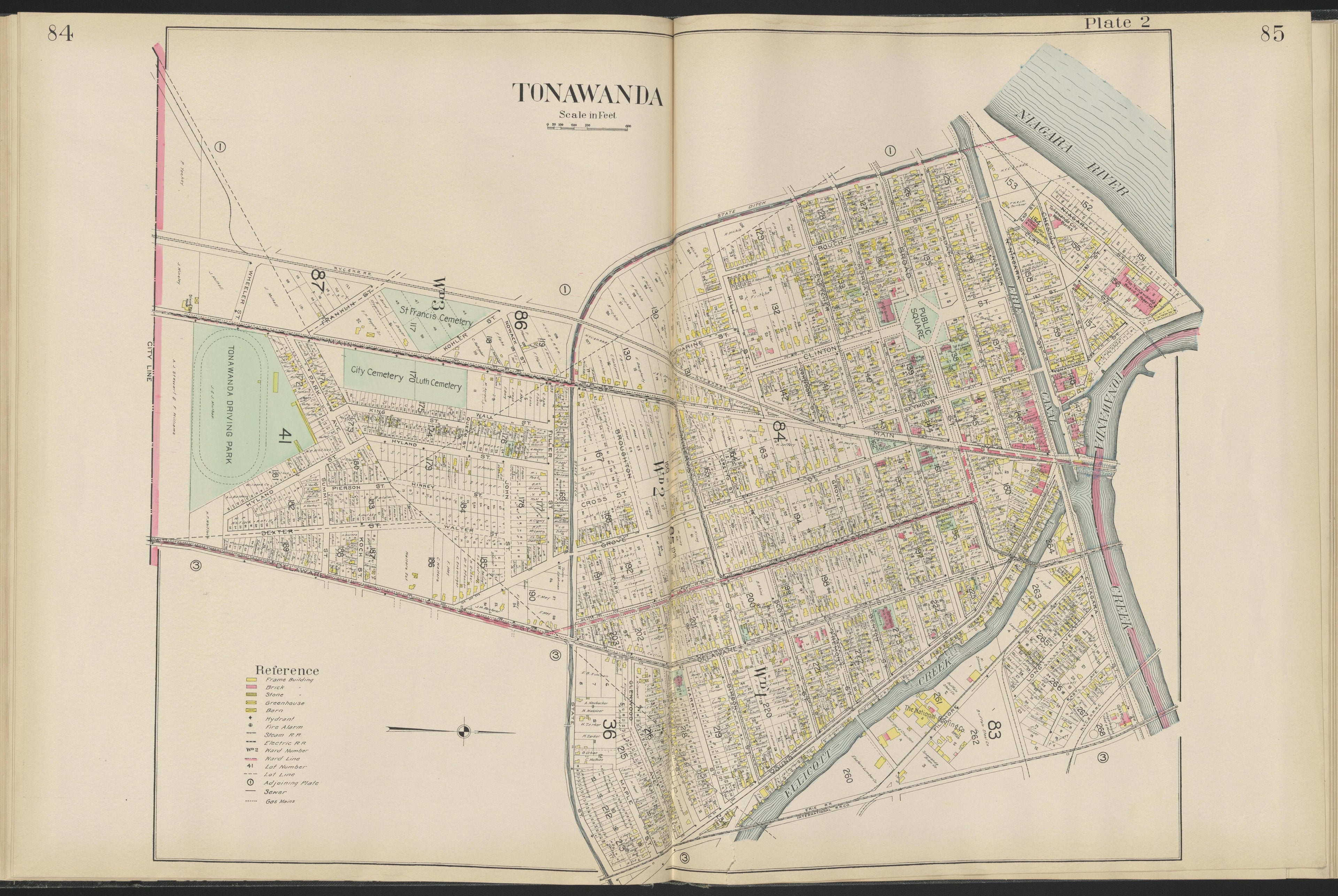 Image 32 of New Century Atlas, Niagara County, New York from New Century Atlas, Niagara County, New York : from Government Surveys, Official Records and General Compilations and Notations 1908 by Relic Map Company