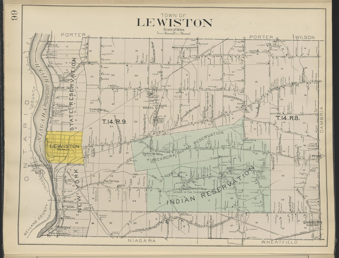 This old map of New York, New York (State), Niagara County,  was created by Century Map Company|Ogden, L. J. G.|Westgard, William in 1908