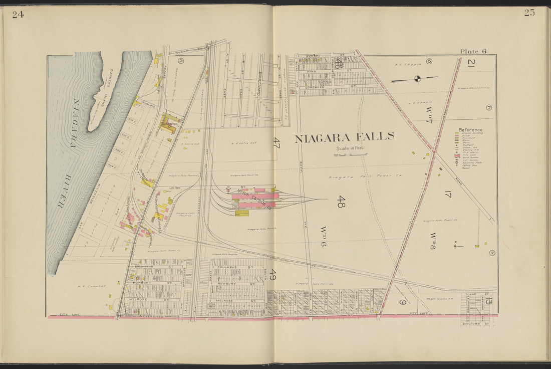 This old map of New York, New York (State), Niagara County,  was created by Century Map Company|Ogden, L. J. G.|Westgard, William in 1908