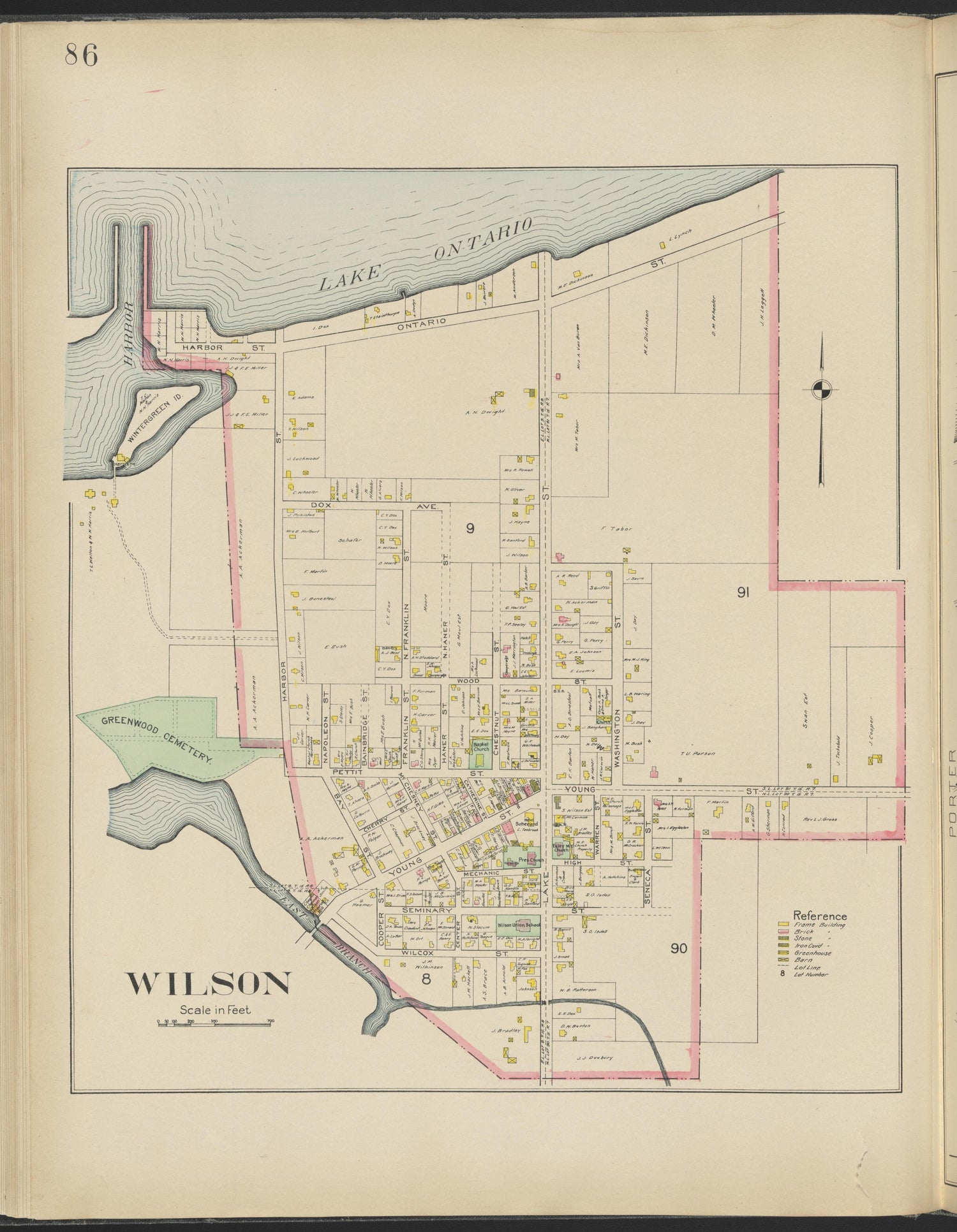 Image 33 of New Century Atlas, Niagara County, New York from New Century Atlas, Niagara County, New York : from Government Surveys, Official Records and General Compilations and Notations 1908 by Relic Map Company