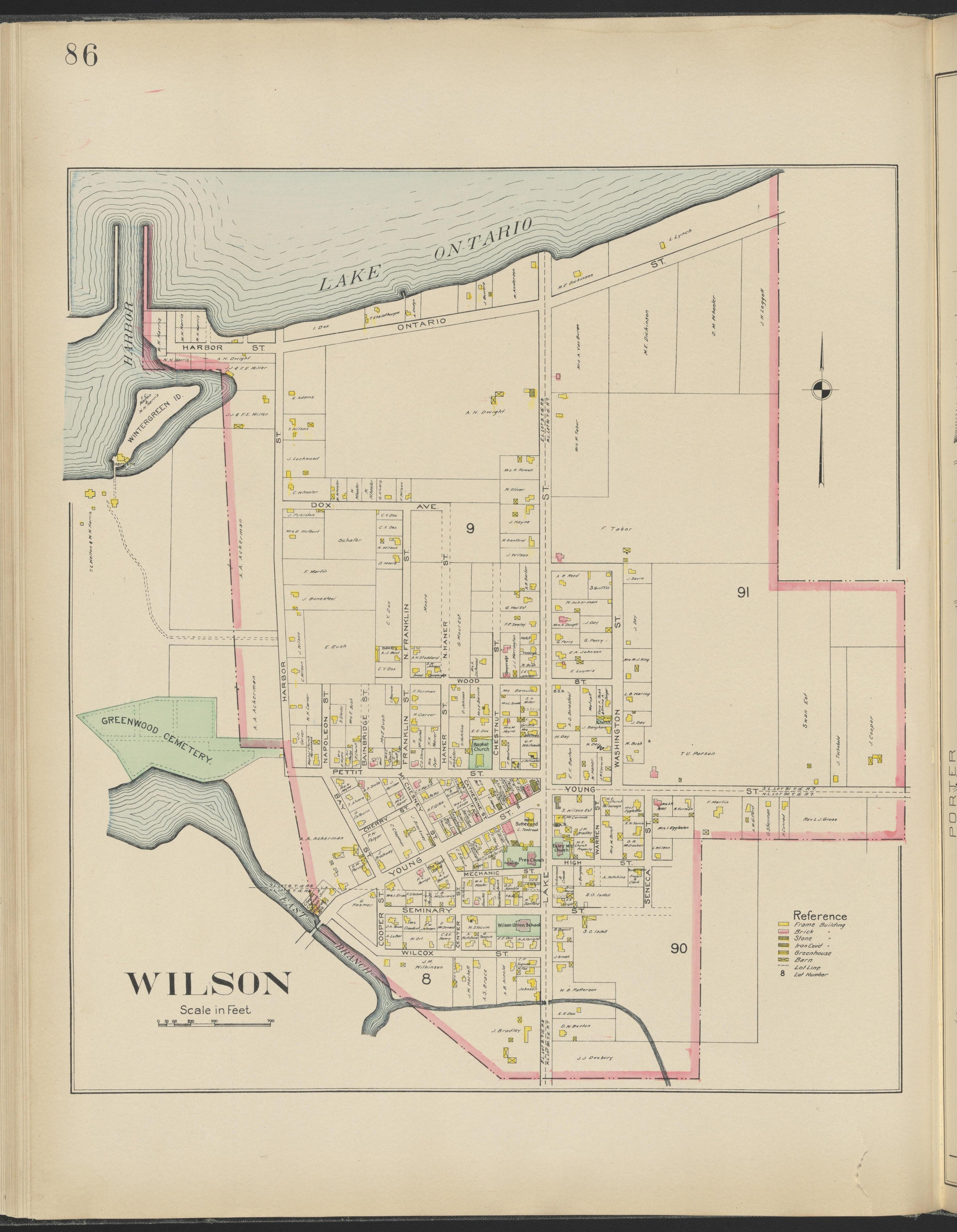 Image 33 of New Century Atlas, Niagara County, New York from New Century Atlas, Niagara County, New York : from Government Surveys, Official Records and General Compilations and Notations 1908 by Relic Map Company