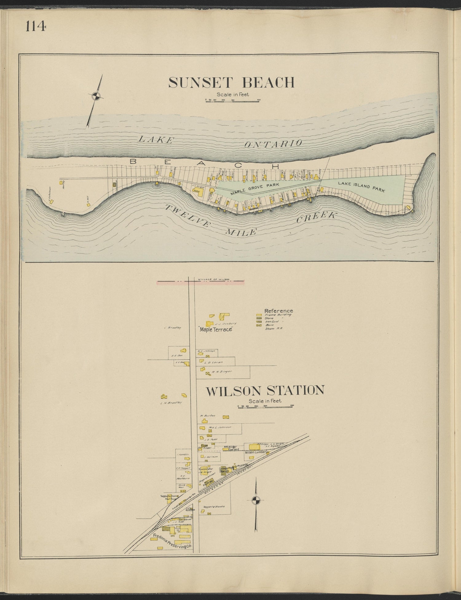 Image 54 of New Century Atlas, Niagara County, New York from New Century Atlas, Niagara County, New York : from Government Surveys, Official Records and General Compilations and Notations 1908 by Relic Map Company