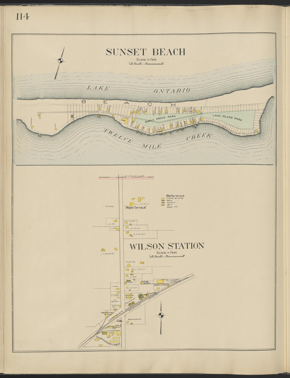 Image 54 of New Century Atlas, Niagara County, New York from New Century Atlas, Niagara County, New York : from Government Surveys, Official Records and General Compilations and Notations 1908 by Relic Map Company
