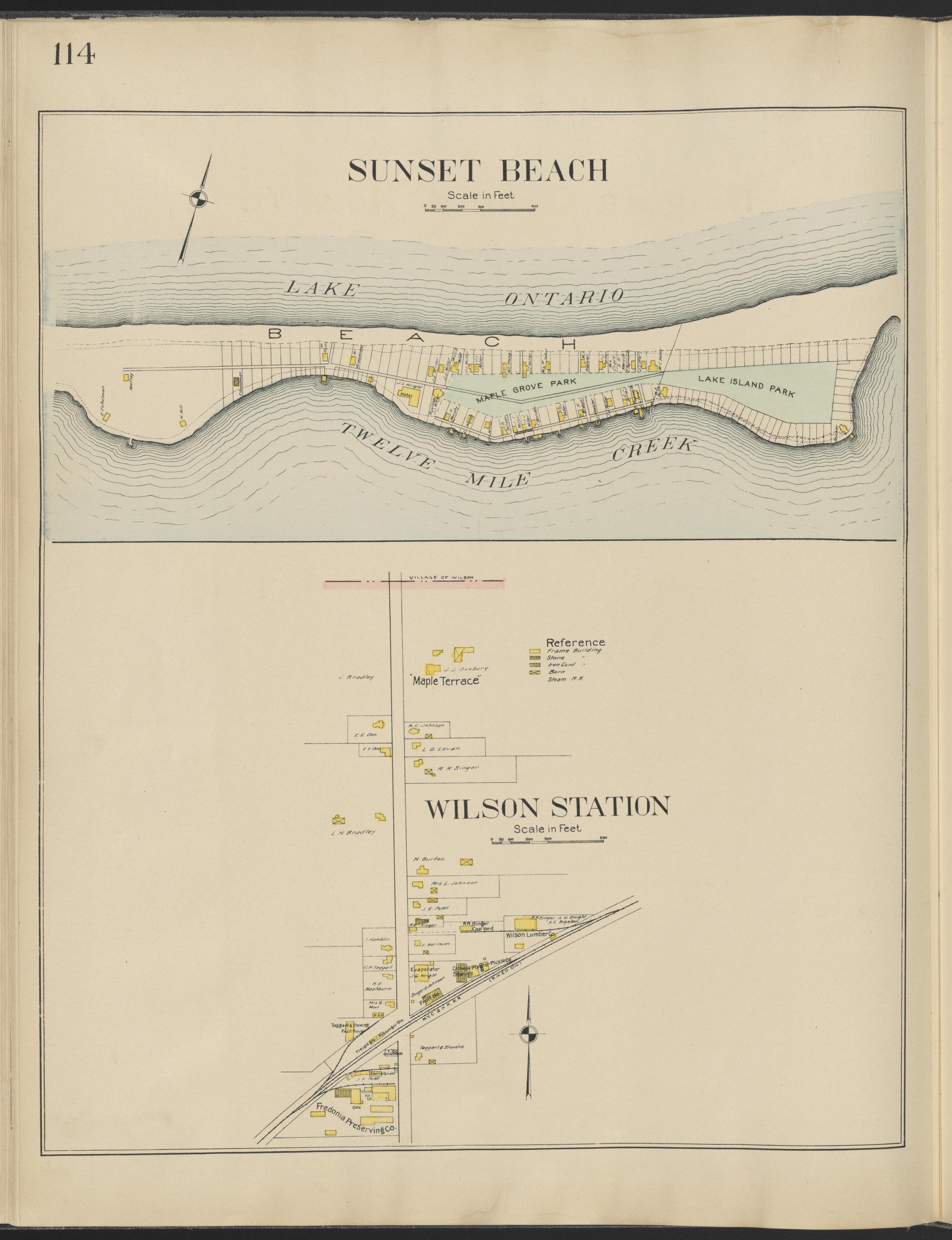 Image 54 of New Century Atlas, Niagara County, New York from New Century Atlas, Niagara County, New York : from Government Surveys, Official Records and General Compilations and Notations 1908 by Relic Map Company