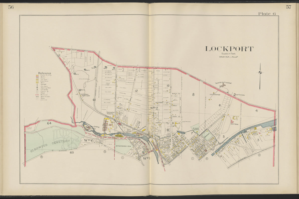 Image 18 of New Century Atlas, Niagara County, New York from New Century Atlas, Niagara County, New York : from Government Surveys, Official Records and General Compilations and Notations 1908 by Relic Map Company