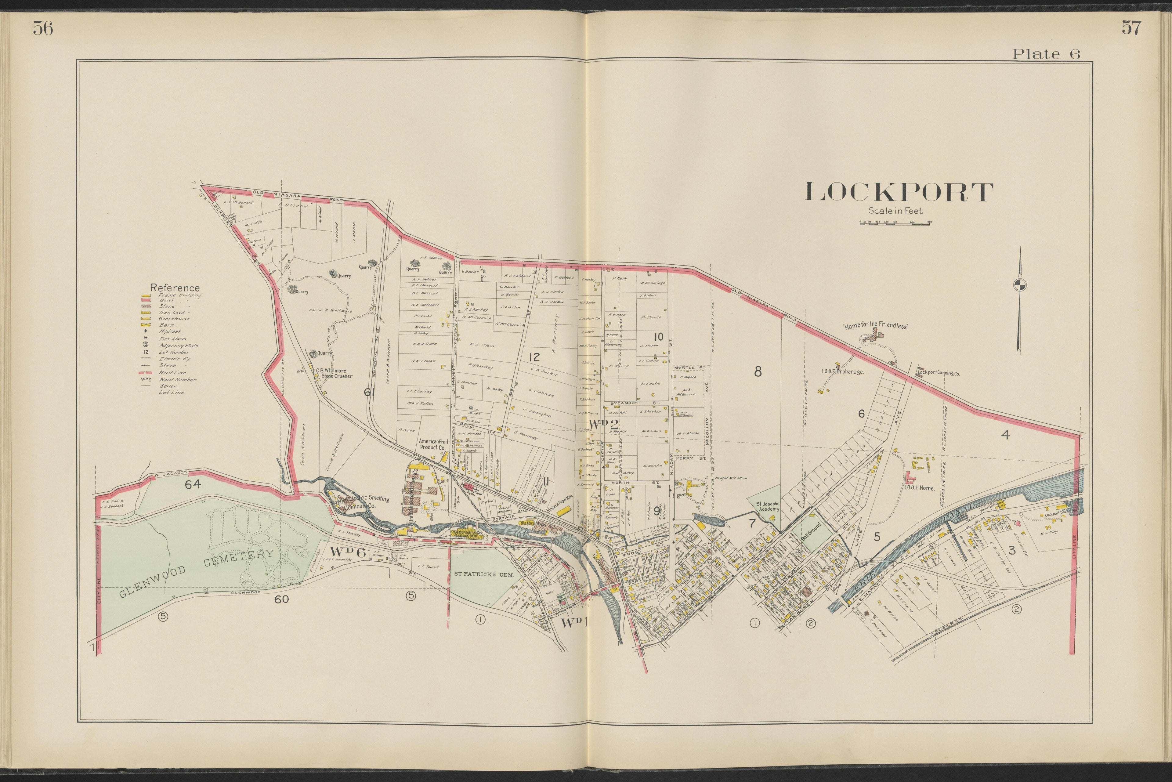Image 18 of New Century Atlas, Niagara County, New York from New Century Atlas, Niagara County, New York : from Government Surveys, Official Records and General Compilations and Notations 1908 by Relic Map Company
