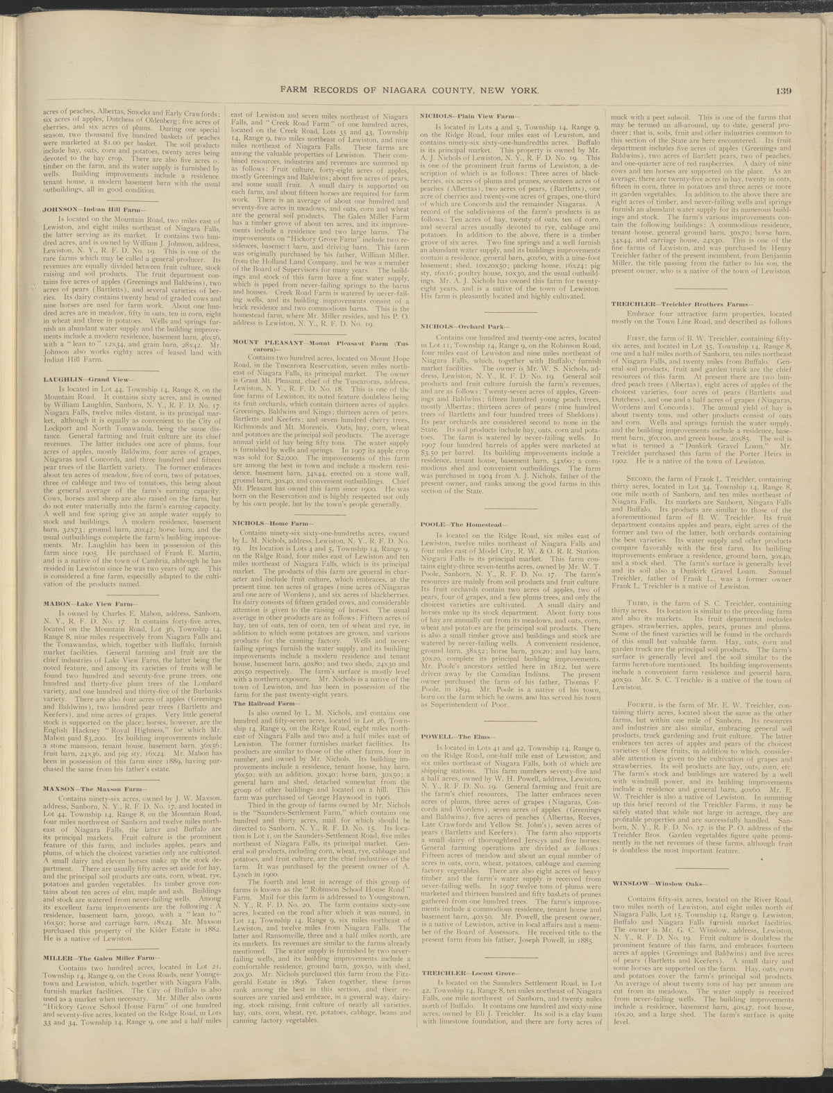 Image 78 of New Century Atlas, Niagara County, New York from New Century Atlas, Niagara County, New York : from Government Surveys, Official Records and General Compilations and Notations 1908 by Relic Map Company