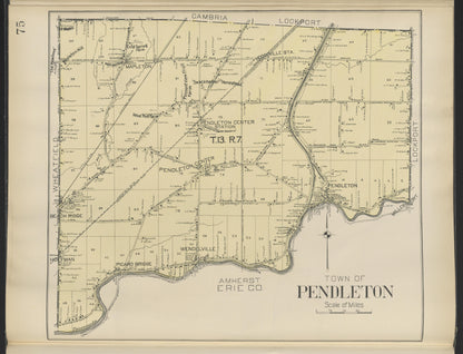 Image 25 of New Century Atlas, Niagara County, New York from New Century Atlas, Niagara County, New York : from Government Surveys, Official Records and General Compilations and Notations 1908 by Relic Map Company