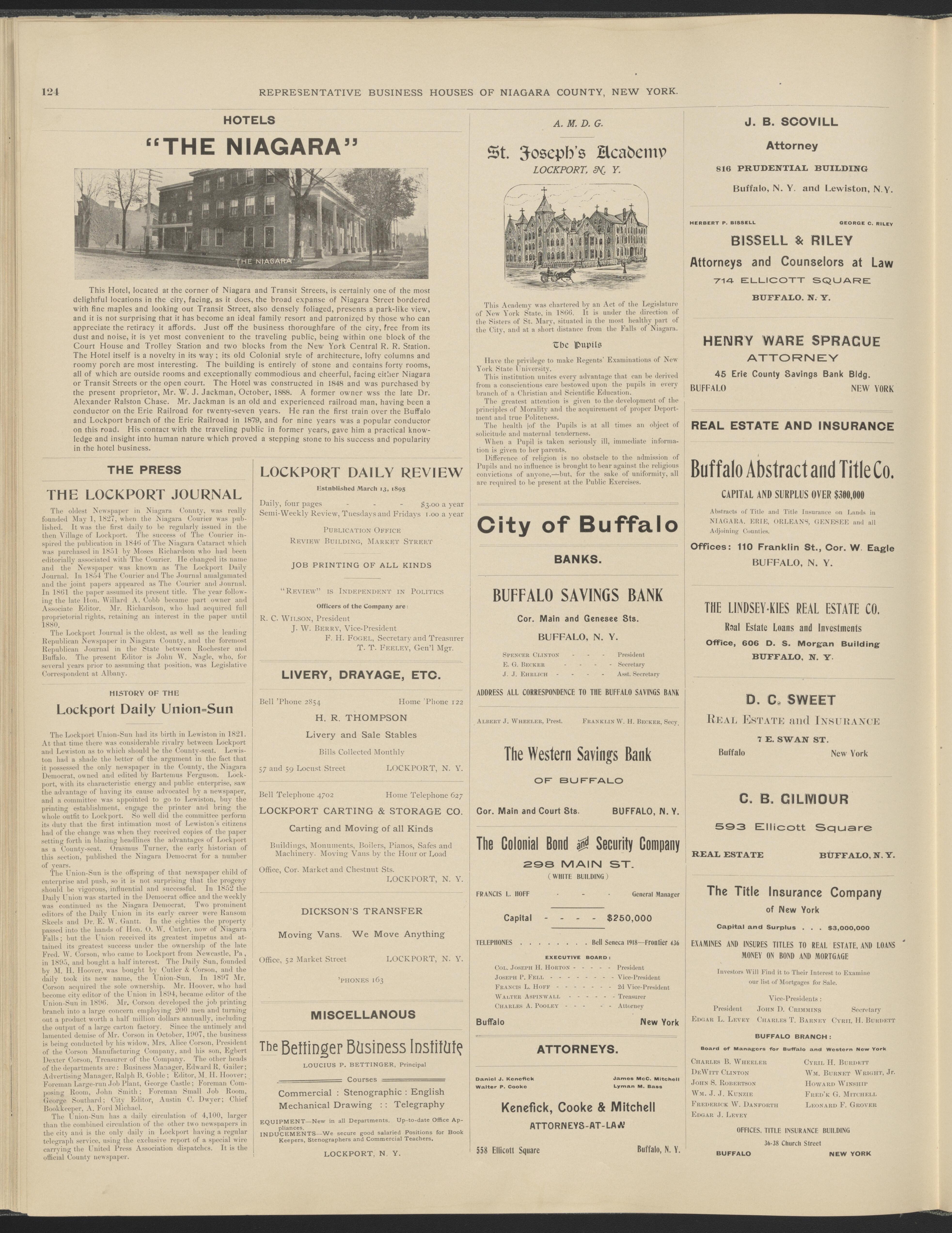 This old map of New York, New York (State), Niagara County,  was created by Century Map Company|Ogden, L. J. G.|Westgard, William in 1908