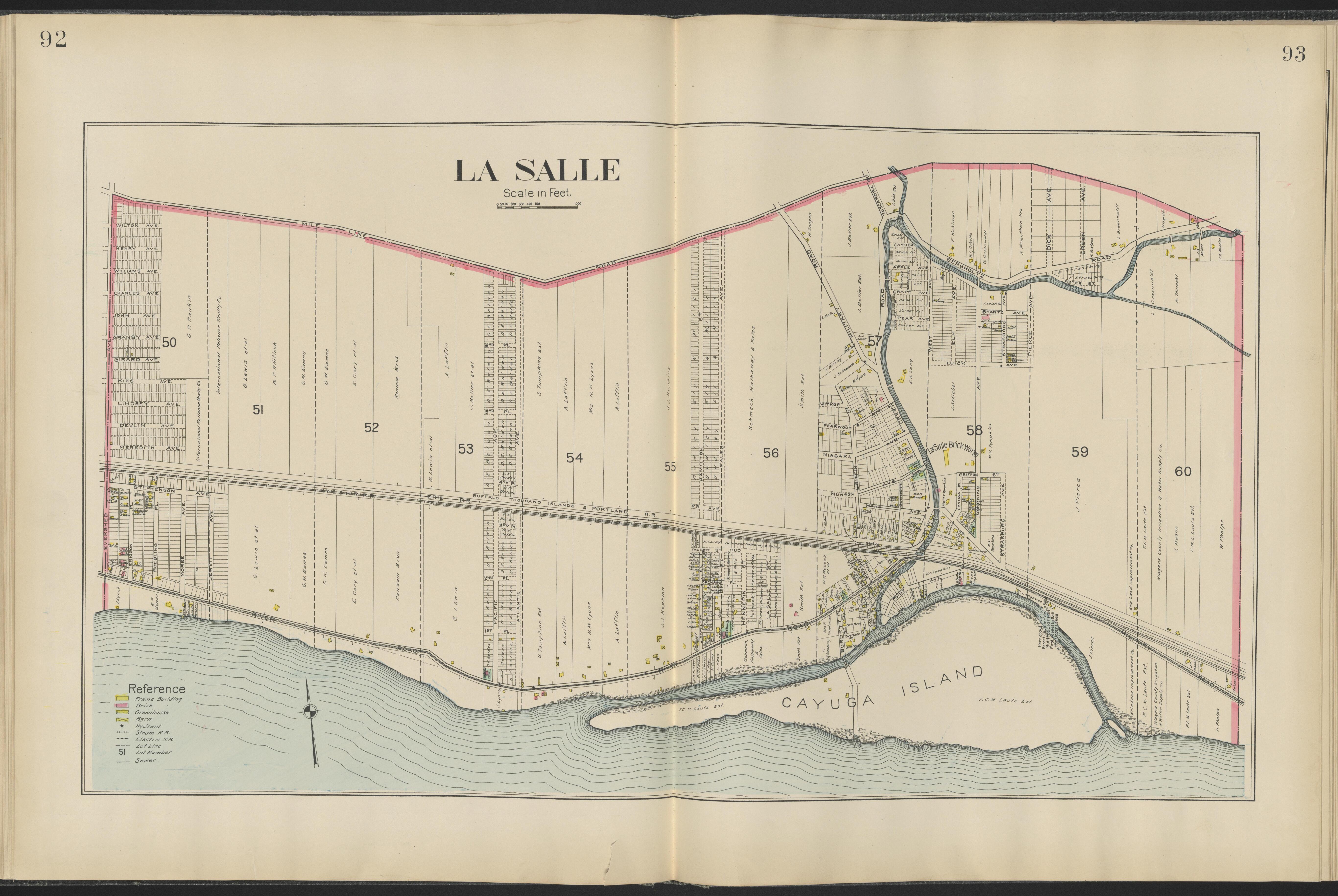 This old map of New York, New York (State), Niagara County,  was created by Century Map Company|Ogden, L. J. G.|Westgard, William in 1908