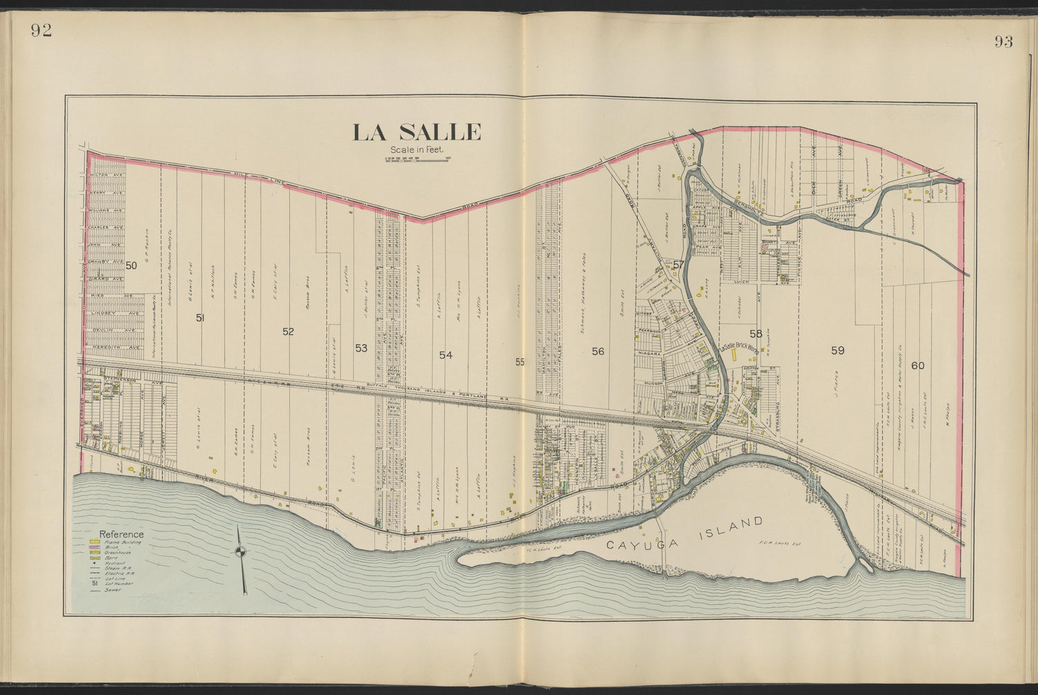 This old map of New York, New York (State), Niagara County,  was created by Century Map Company|Ogden, L. J. G.|Westgard, William in 1908