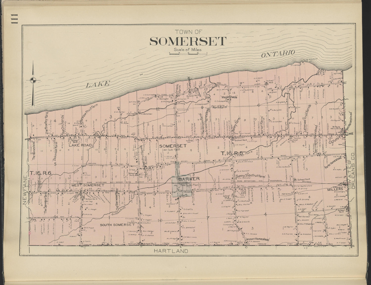 This old map of New York, New York (State), Niagara County,  was created by Century Map Company|Ogden, L. J. G.|Westgard, William in 1908
