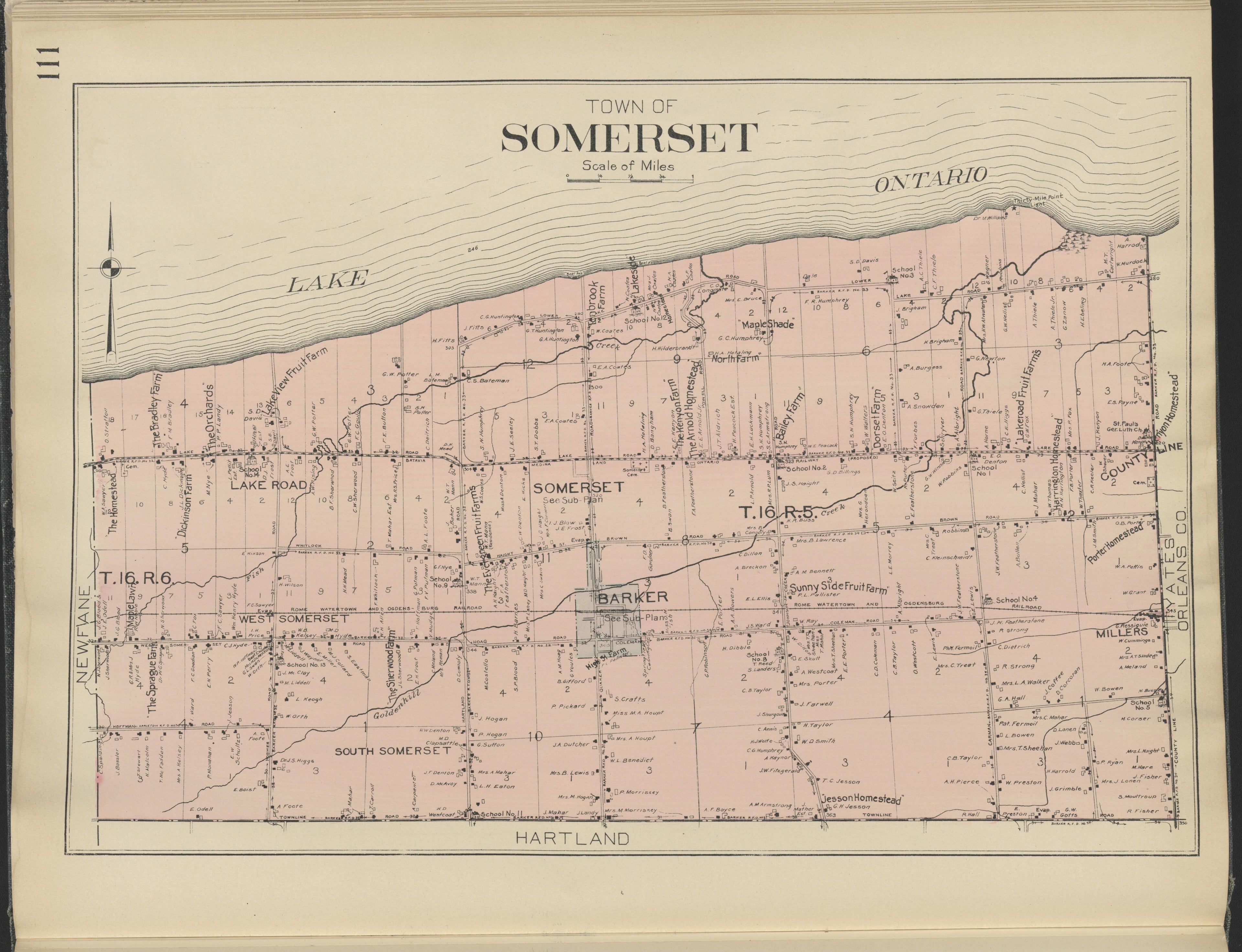 This old map of New York, New York (State), Niagara County,  was created by Century Map Company|Ogden, L. J. G.|Westgard, William in 1908