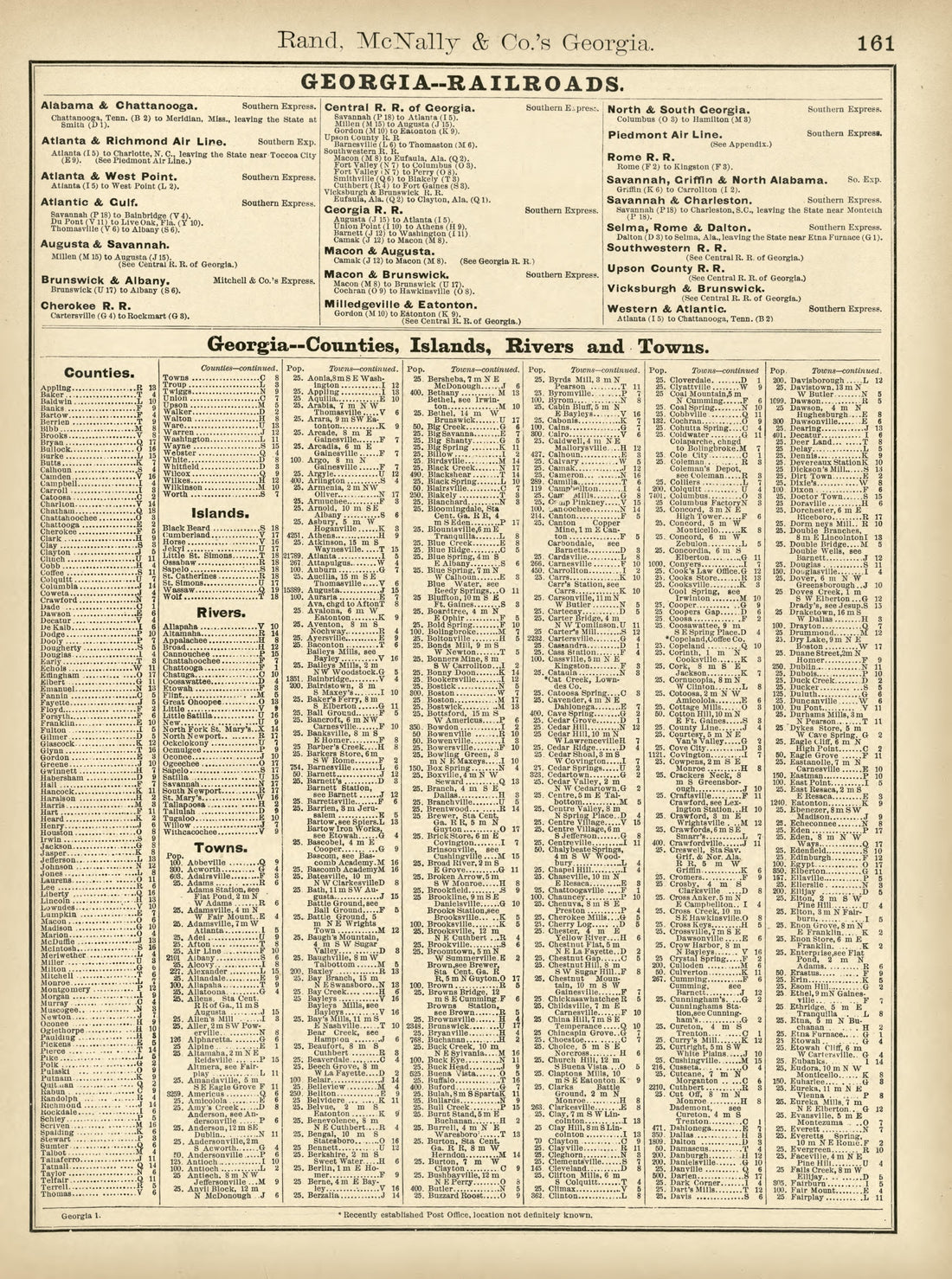 Rand, McNally &amp; County&