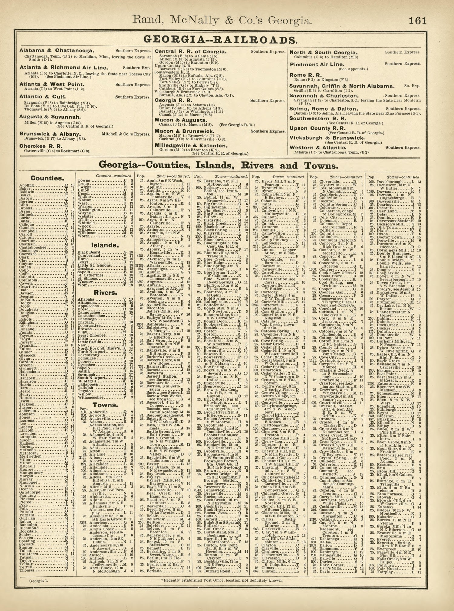 Rand, McNally &amp; County&