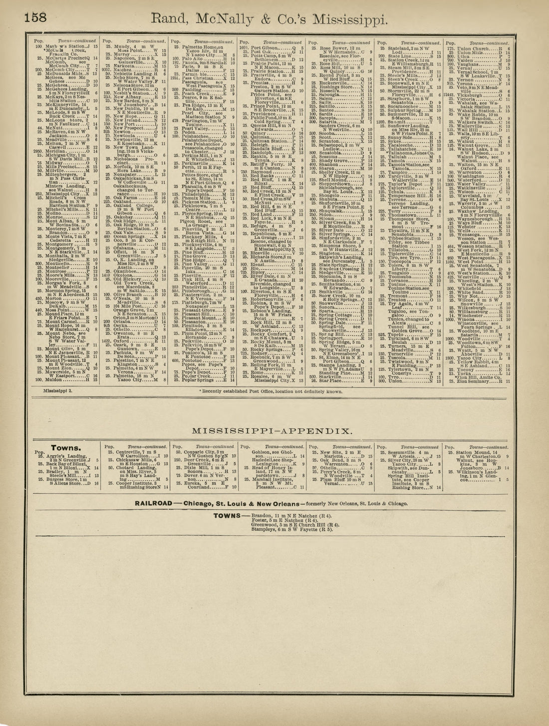 Rand, McNally &amp; County&