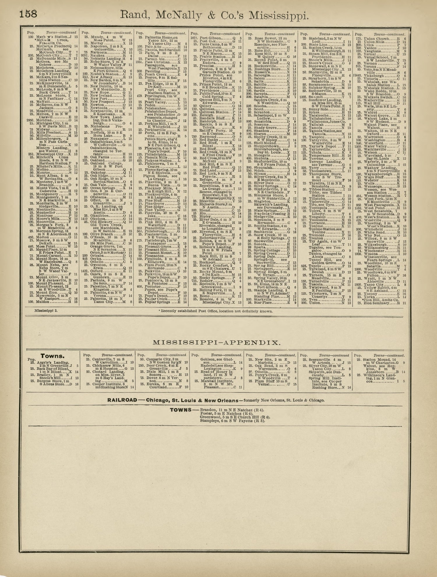 Rand, McNally &amp; County&