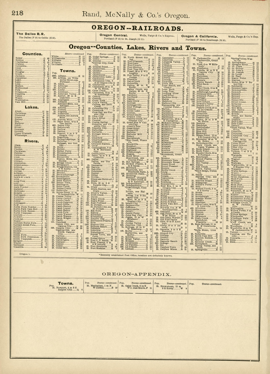 Rand, McNally &amp; County&