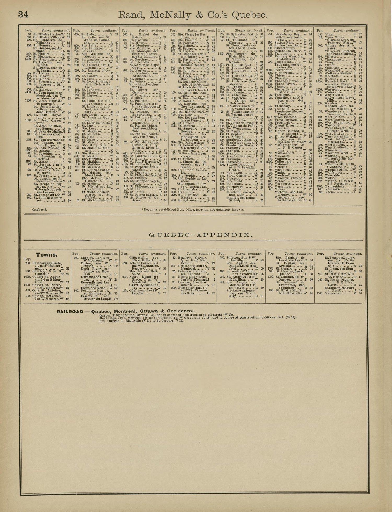 Rand, McNally &amp; County&