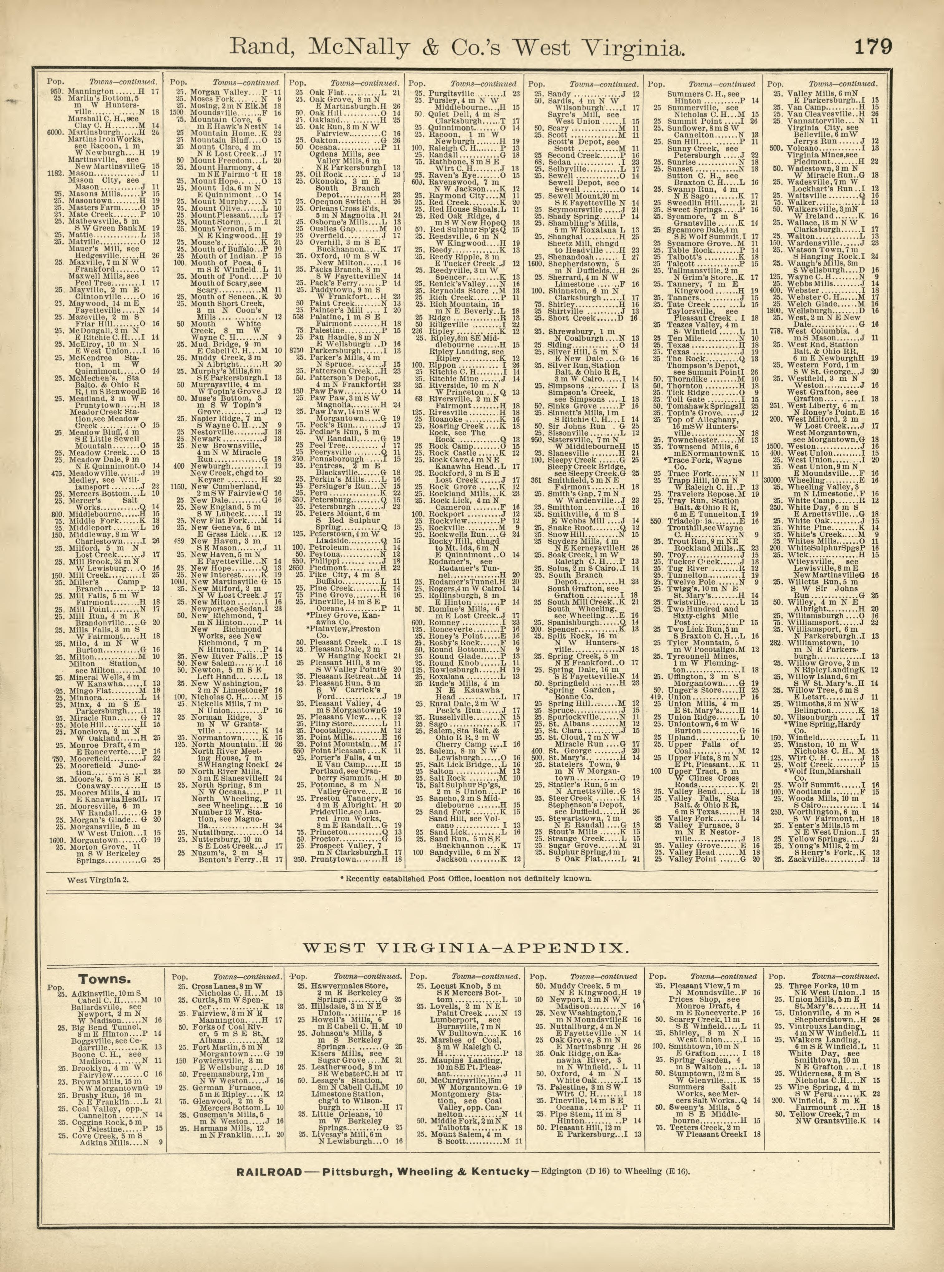 Rand, McNally &amp; County&