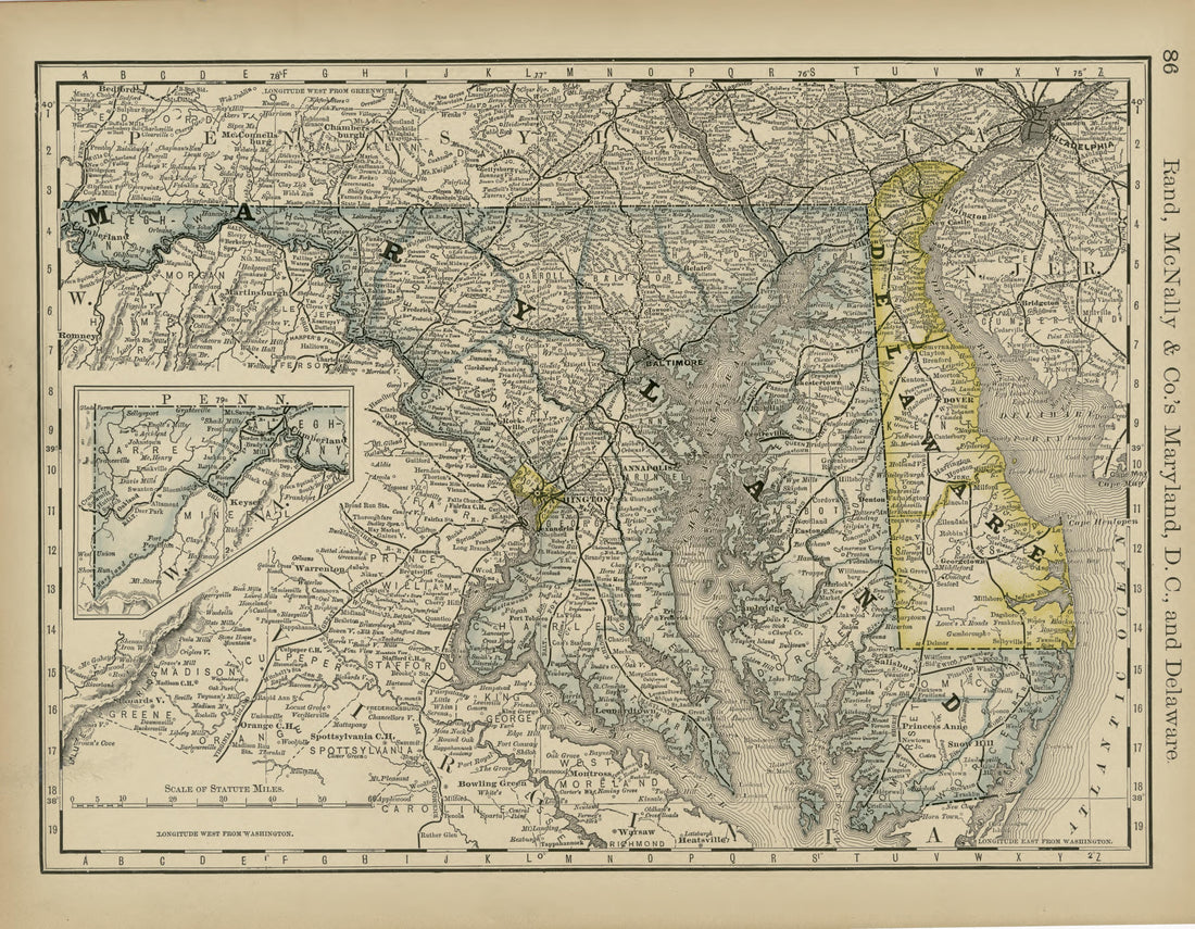 This old map of Canada,  was created by Rand McNally and Company in 1878