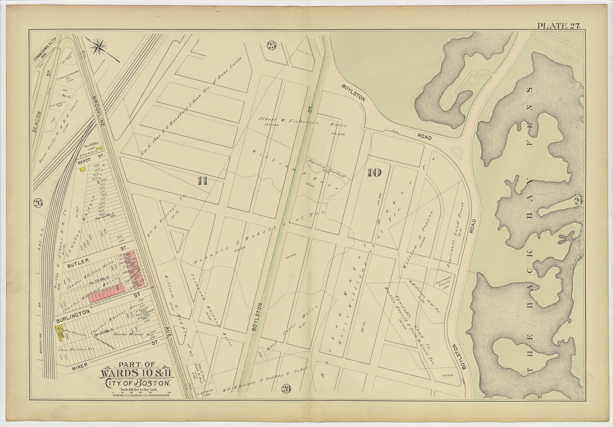 Image 33 of Atlas of the City of Boston from Atlas of the City of Boston : from Actual Surveys and Official Plans 1895 by Relic Map Company