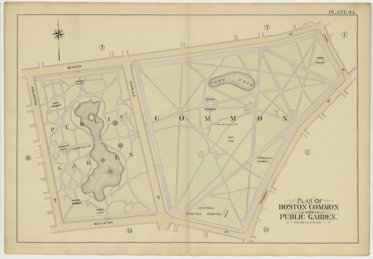 Image 50 of Atlas of the City of Boston from Atlas of the City of Boston : from Actual Surveys and Official Plans 1895 by Relic Map Company