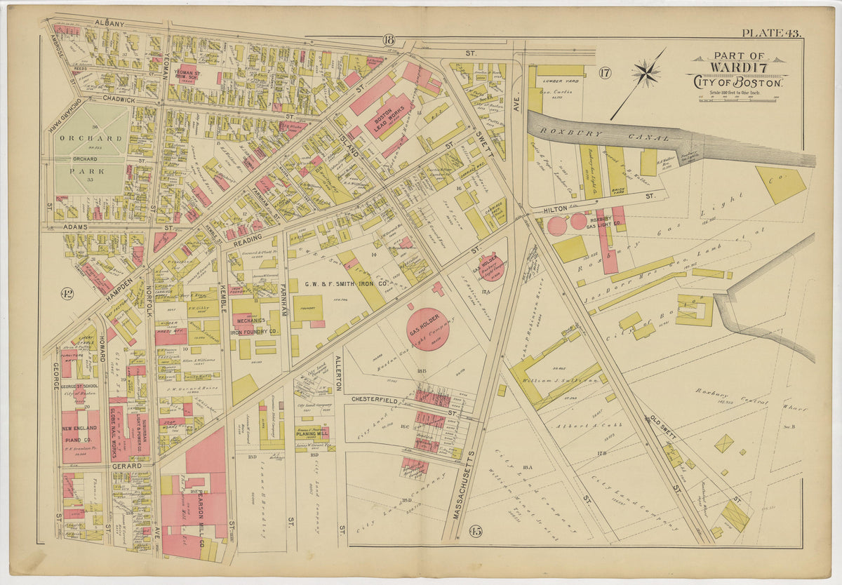 Image 49 of Atlas of the City of Boston from Atlas of the City of Boston : from Actual Surveys and Official Plans 1895 by Relic Map Company