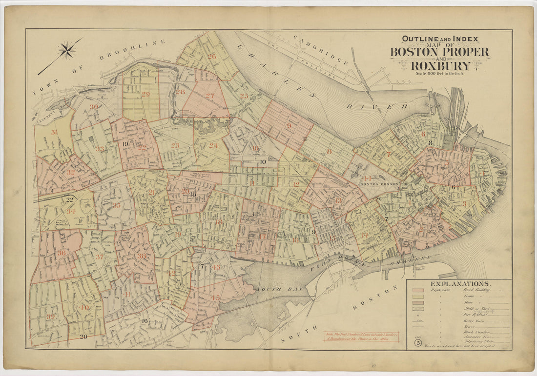 This old map of Boston, Massachusetts, Roxbury, , West Roxbury was created by Bromley, George Washington|Bromley, Walter Scott|G.W. Bromley &amp; Co in 1895