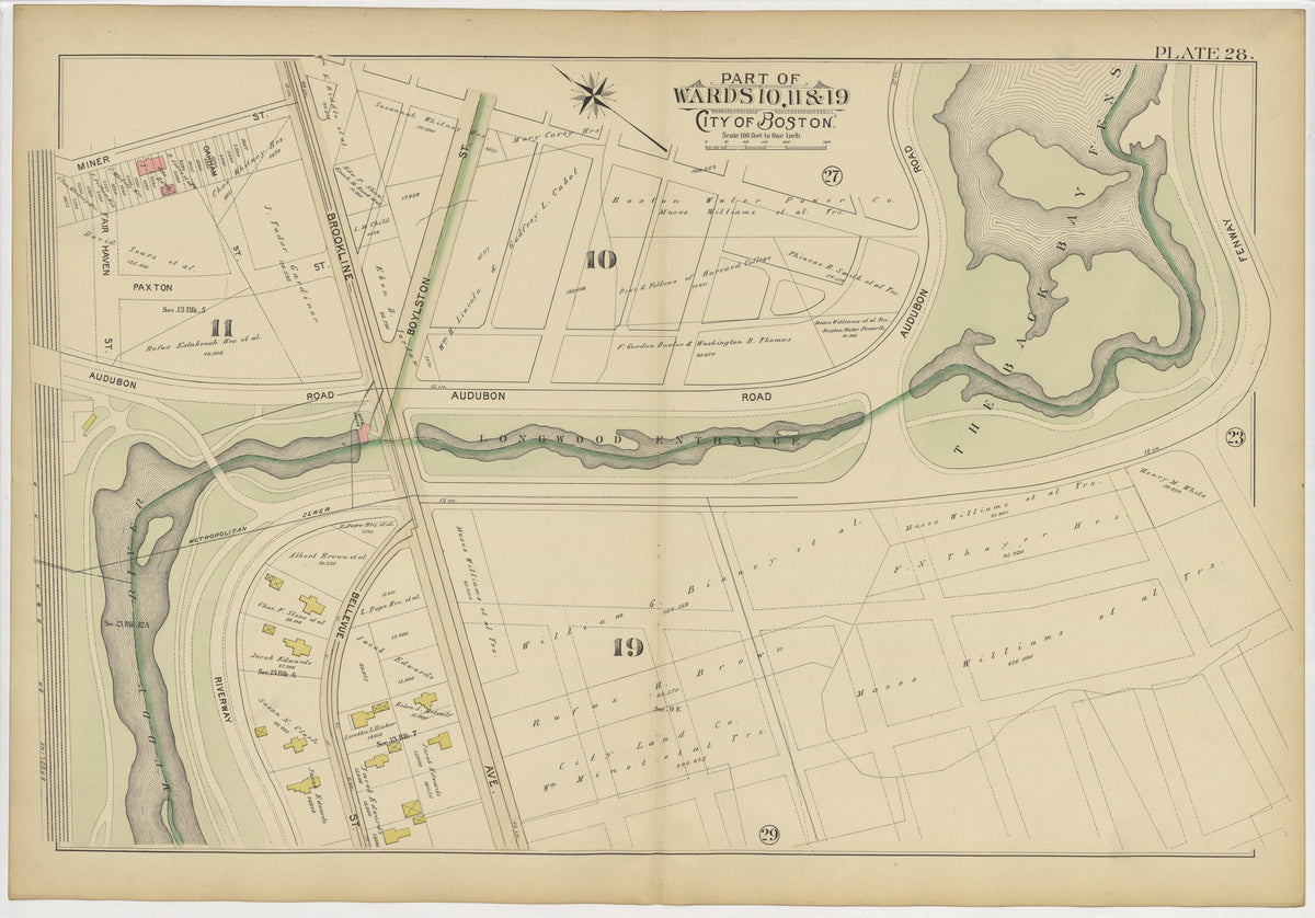 Image 34 of Atlas of the City of Boston from Atlas of the City of Boston : from Actual Surveys and Official Plans 1895 by Relic Map Company