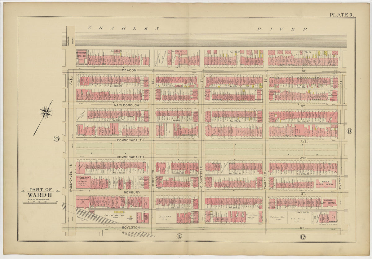 Image 15 of Atlas of the City of Boston from Atlas of the City of Boston : from Actual Surveys and Official Plans 1895 by Relic Map Company