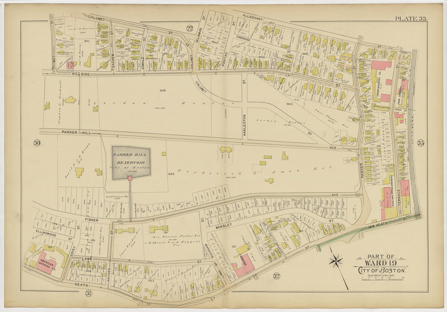 Image 39 of Atlas of the City of Boston from Atlas of the City of Boston : from Actual Surveys and Official Plans 1895 by Relic Map Company