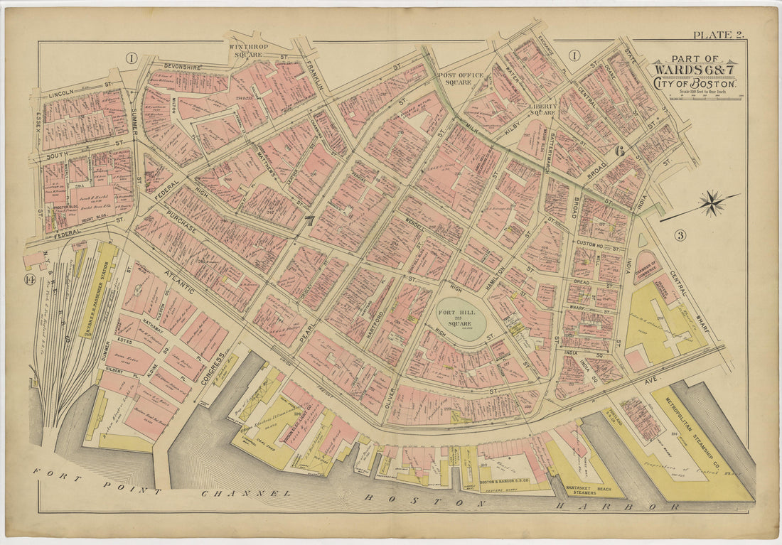 This old map of Boston, Massachusetts, Roxbury, , West Roxbury was created by Bromley, George Washington|Bromley, Walter Scott|G.W. Bromley &amp; Co in 1895