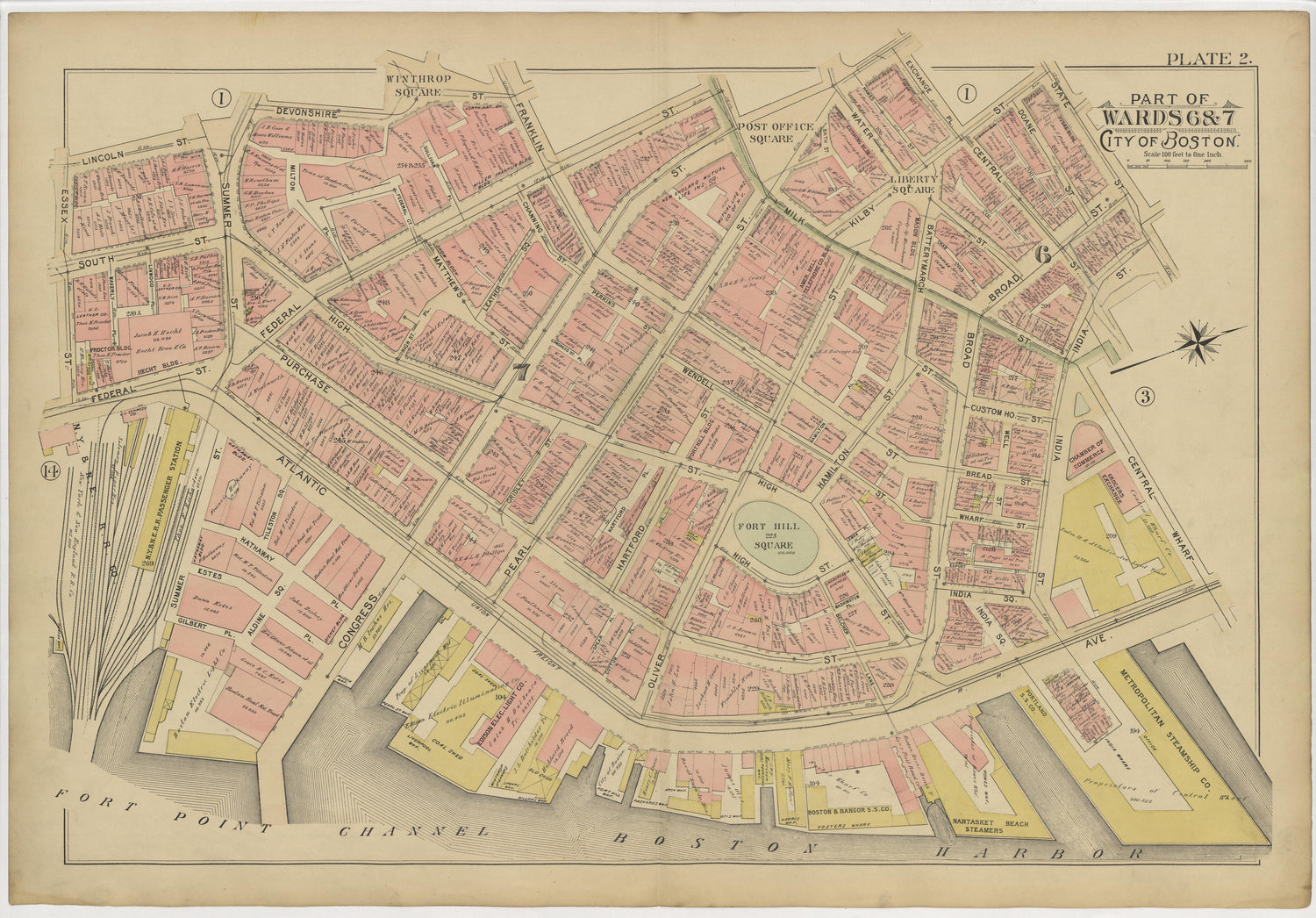 Image 8 of Atlas of the City of Boston from Atlas of the City of Boston : from Actual Surveys and Official Plans 1895 by Relic Map Company