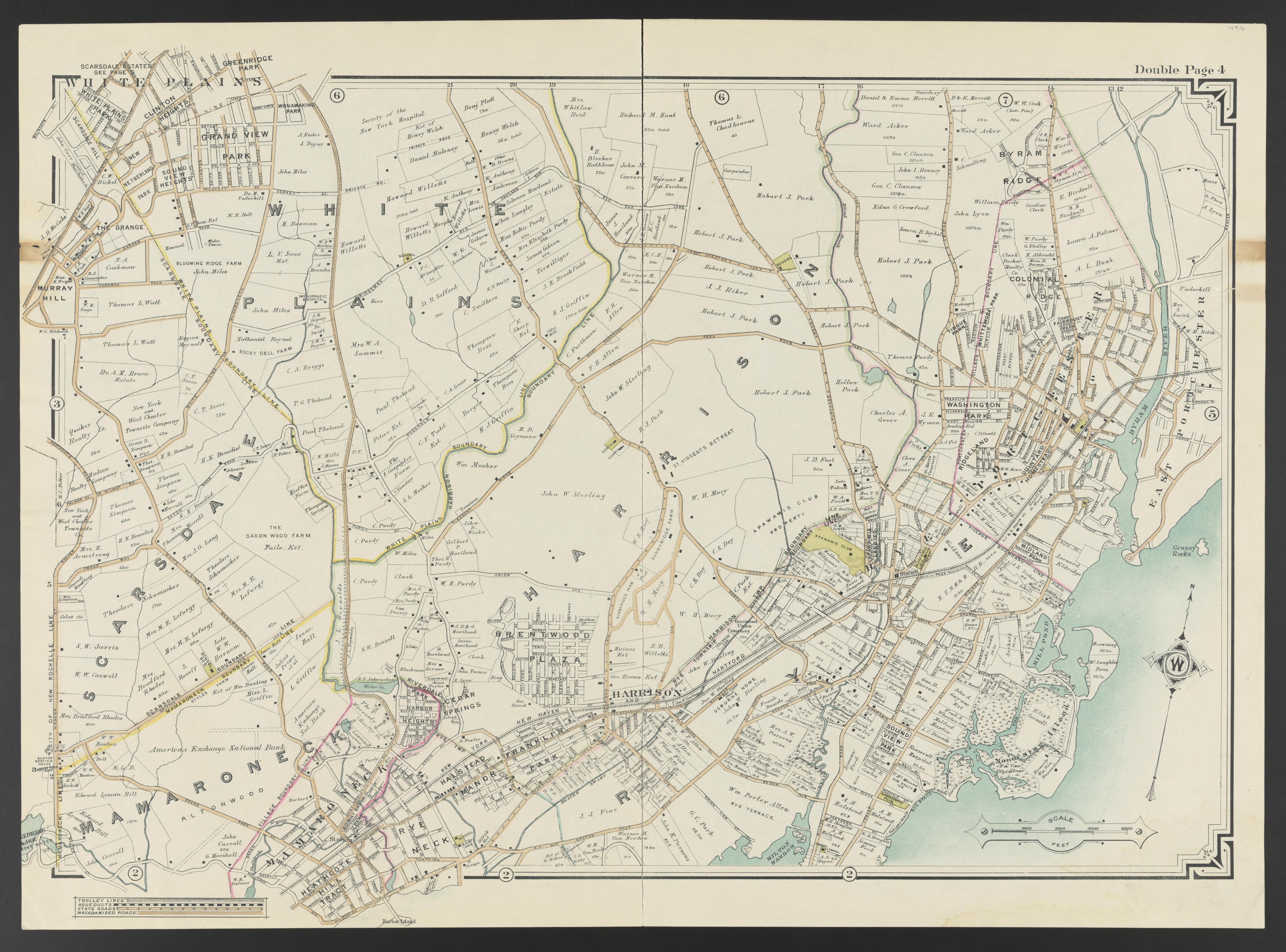 Image 10 of Atlas of the Rural Country District North of New York City, Embracing the Entire Westchester County, New York from Atlas of the Rural Country District North of New York City, Embracing the Entire Westchester County, New York : Also a Porti... by Relic Map Company