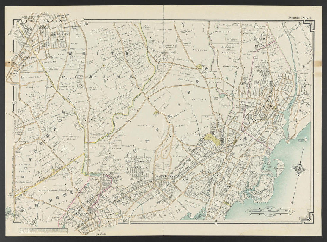 Image 10 of Atlas of the Rural Country District North of New York City, Embracing the Entire Westchester County, New York from Atlas of the Rural Country District North of New York City, Embracing the Entire Westchester County, New York : Also a Porti... by Relic Map Company
