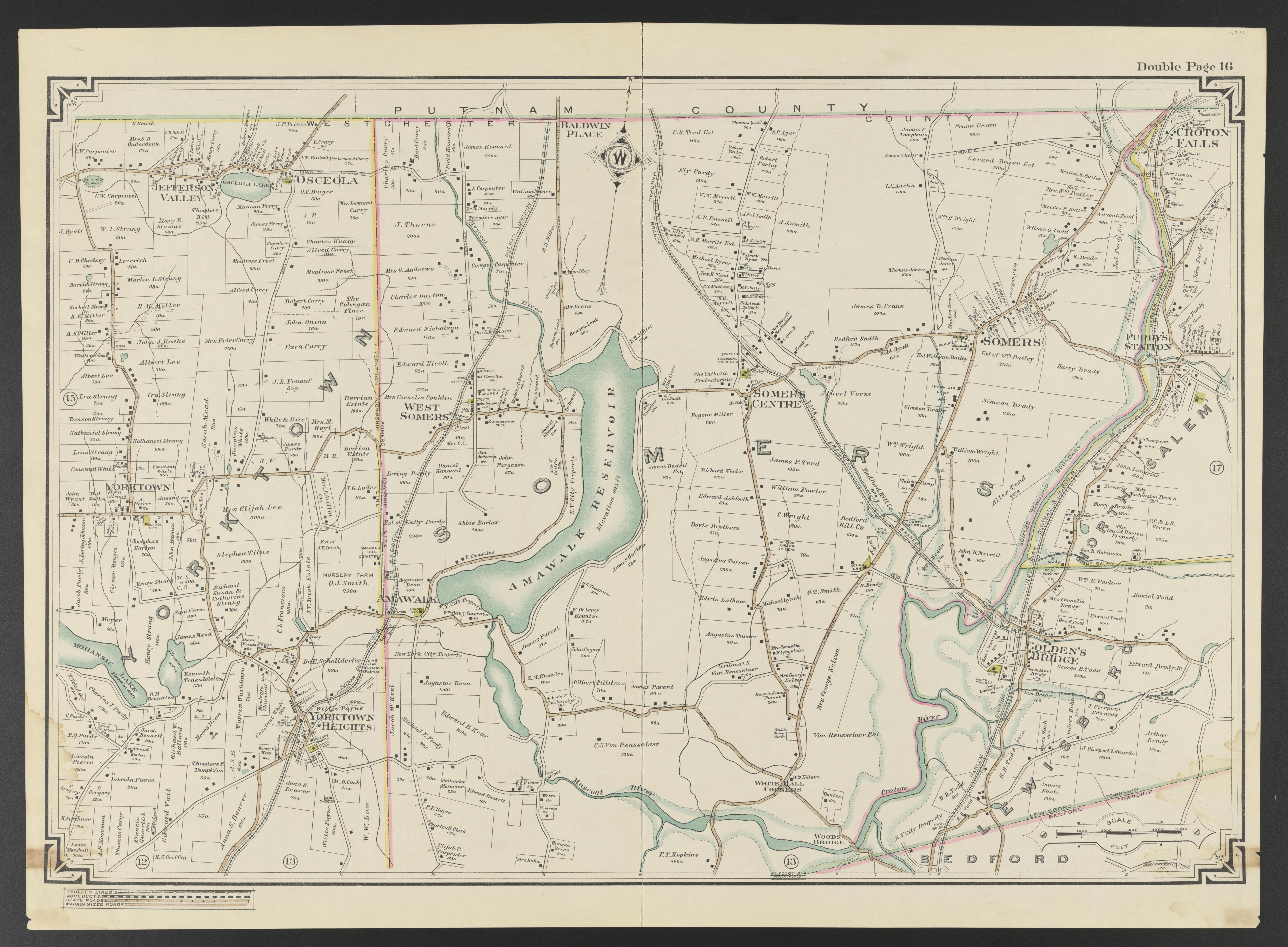 Image 22 of Atlas of the Rural Country District North of New York City, Embracing the Entire Westchester County, New York from Atlas of the Rural Country District North of New York City, Embracing the Entire Westchester County, New York : Also a Porti... by Relic Map Company