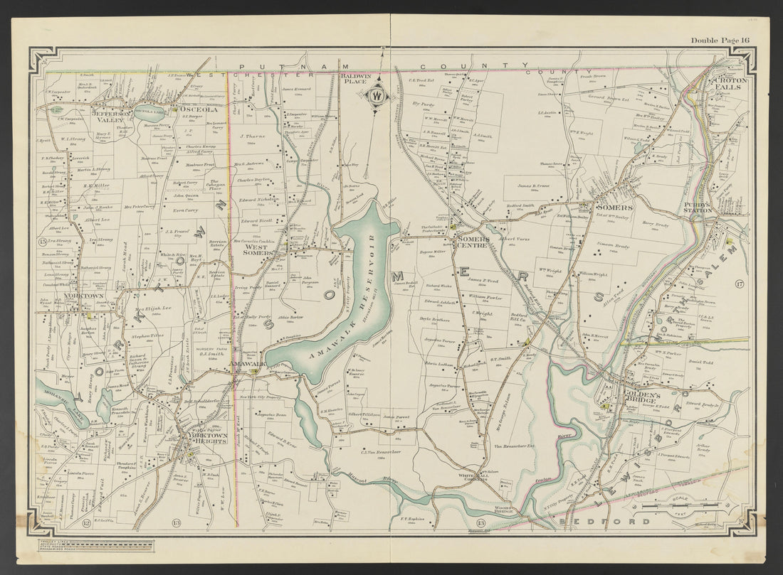 Image 22 of Atlas of the Rural Country District North of New York City, Embracing the Entire Westchester County, New York from Atlas of the Rural Country District North of New York City, Embracing the Entire Westchester County, New York : Also a Porti... by Relic Map Company