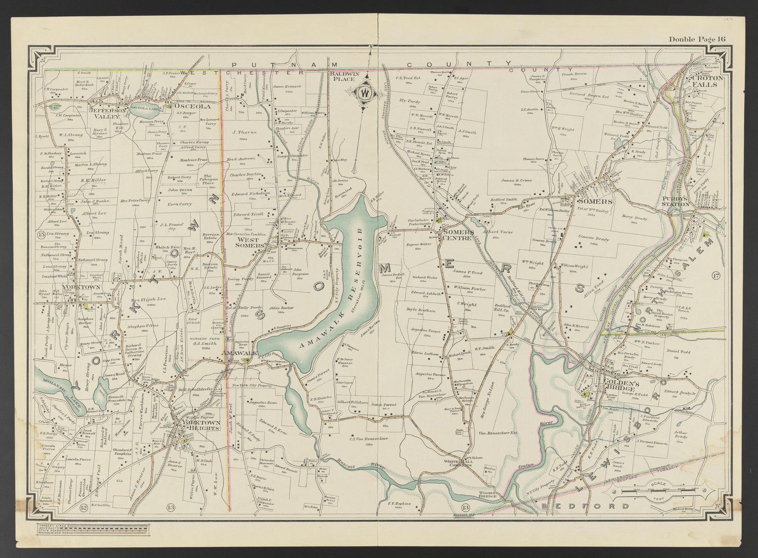 Image 22 of Atlas of the Rural Country District North of New York City, Embracing the Entire Westchester County, New York from Atlas of the Rural Country District North of New York City, Embracing the Entire Westchester County, New York : Also a Porti... by Relic Map Company