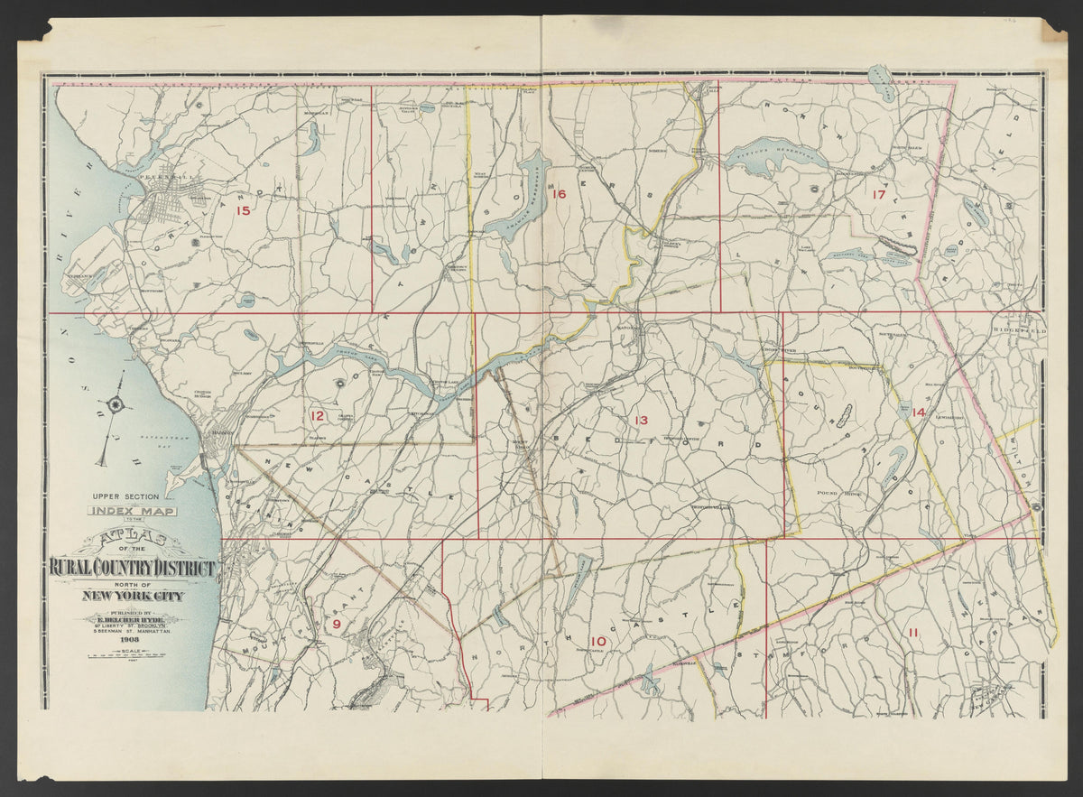 Image 5 of Atlas of the Rural Country District North of New York City, Embracing the Entire Westchester County, New York from Atlas of the Rural Country District North of New York City, Embracing the Entire Westchester County, New York : Also a Portio... by Relic Map Company