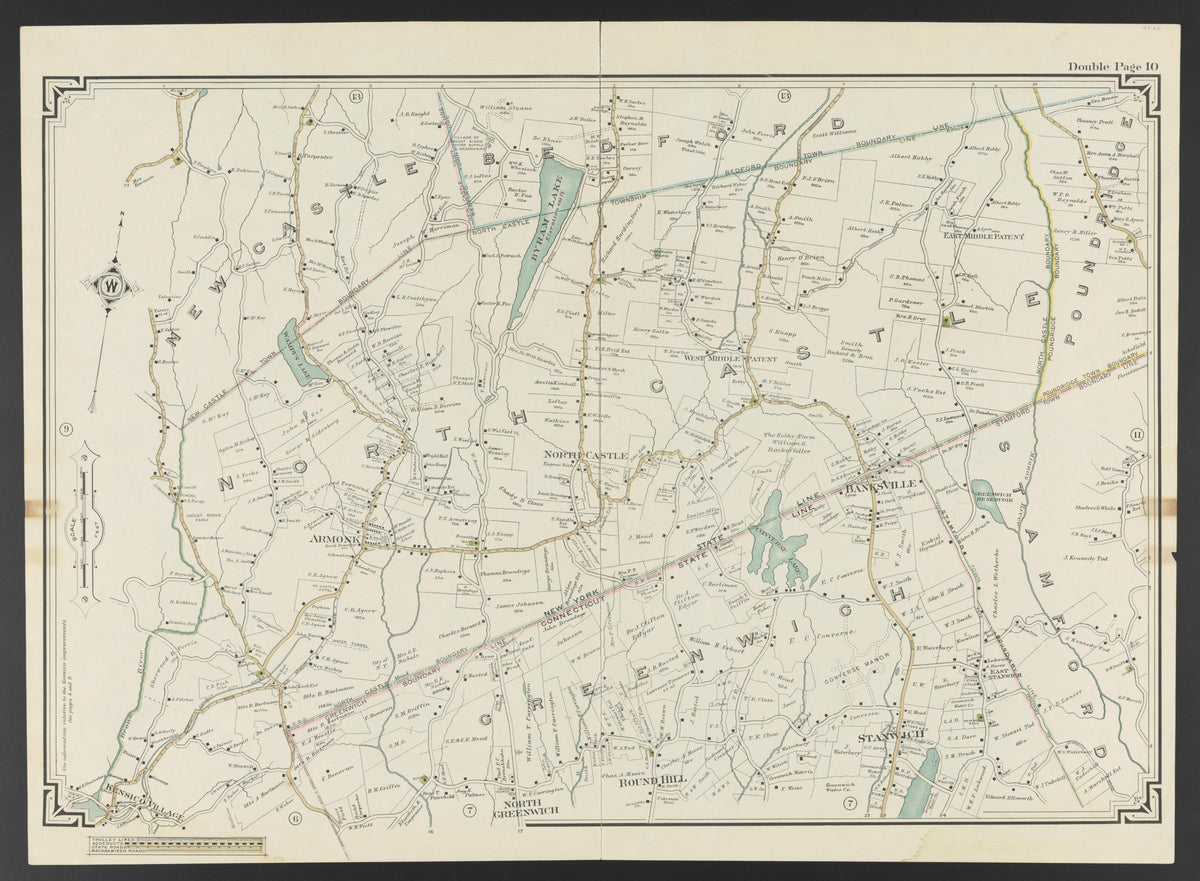 Image 16 of Atlas of the Rural Country District North of New York City, Embracing the Entire Westchester County, New York from Atlas of the Rural Country District North of New York City, Embracing the Entire Westchester County, New York : Also a Porti... by Relic Map Company