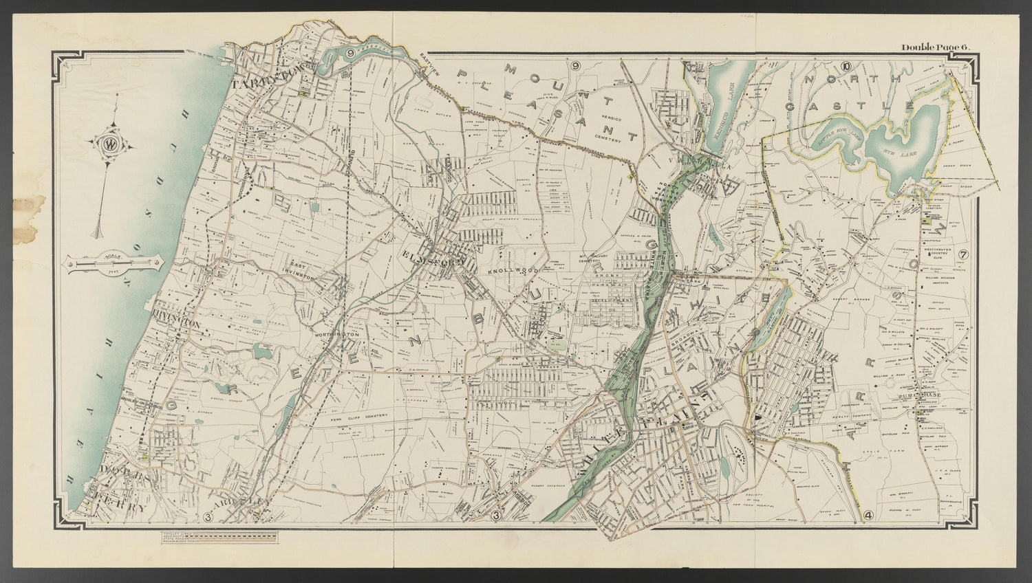 This old map of Connecticut, New York, , Westchester County was created by Hyde, E. Belcher in 1908