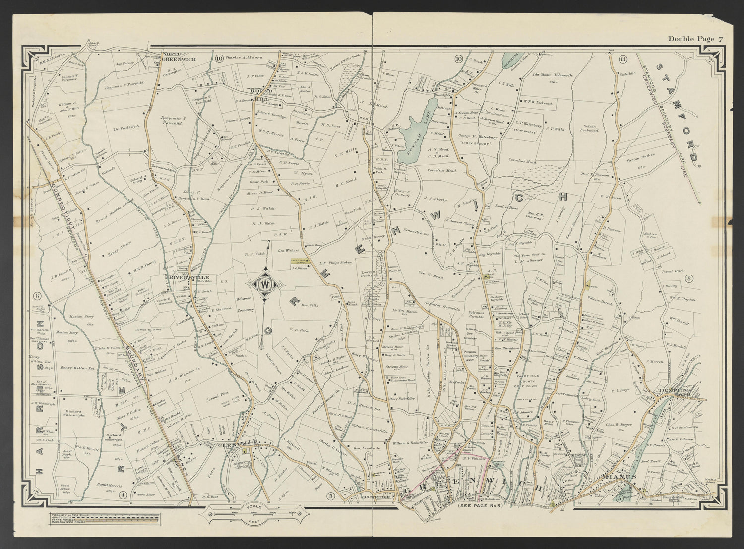 This old map of Connecticut, New York, , Westchester County was created by Hyde, E. Belcher in 1908