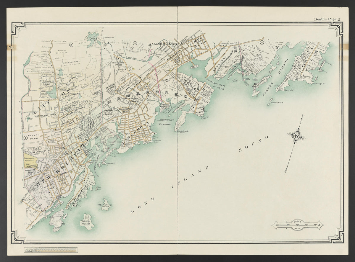 Image 8 of Atlas of the Rural Country District North of New York City, Embracing the Entire Westchester County, New York from Atlas of the Rural Country District North of New York City, Embracing the Entire Westchester County, New York : Also a Portio... by Relic Map Company