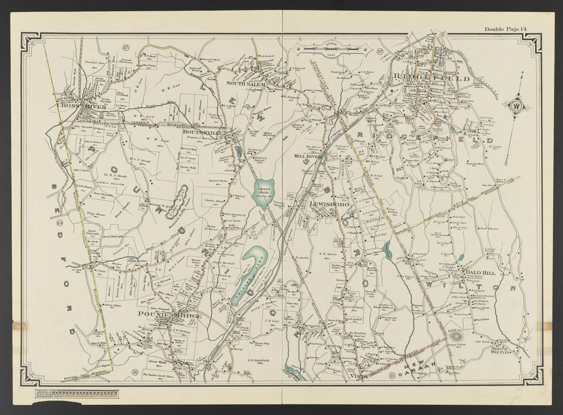 This old map of Connecticut, New York, , Westchester County was created by Hyde, E. Belcher in 1908